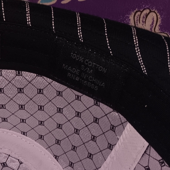 Y2K Playboy Vintage Striped Rhinestone Fedora Hat - Picture 5 of 5